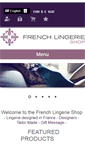 Mobile Screenshot of frenchlingerieshop.com